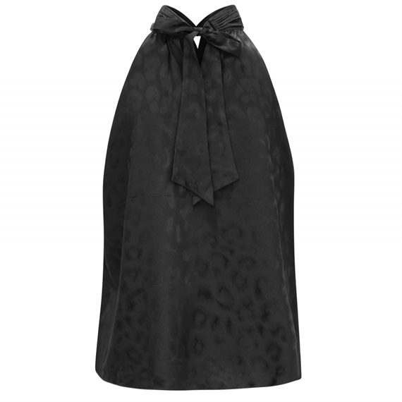 Karmamia Ava Top, Black Leo Jacquard